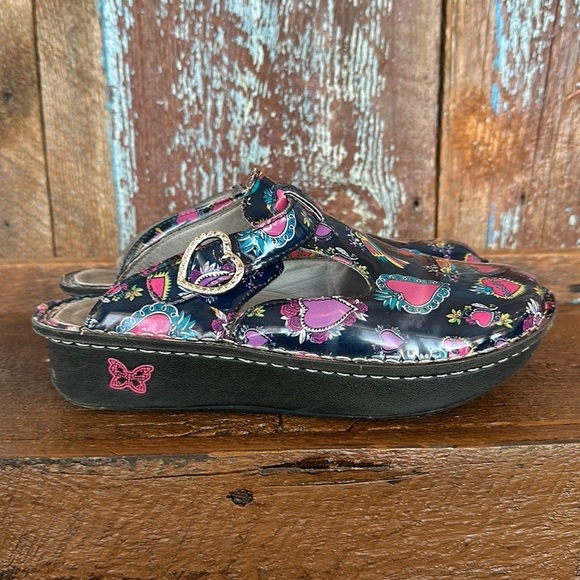 ALEGRIA FRIDA Classic Clog Hearts Size 38 - Picture 3 of 10